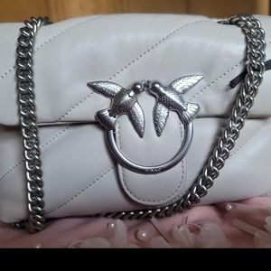 Pinko lamb skin bag